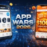 A 2026 comparison showing the benefits of Amazon and Temu apps