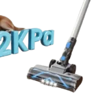 INSE Cordless Vacuum Review 2026 with 42KPa powerful suction picking up pet hair.