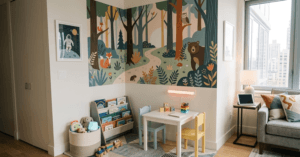 Modern Small Space Kids' Playroom Ideas 2026 Header Image for Haliskay