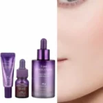 A collection of Missha Time Revolution products for an affordable anti-aging skincare routine as shown in image_183682.jpg.
