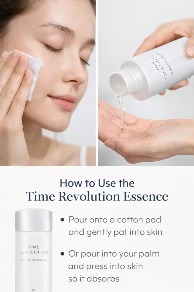 An infographic titled Expert-Backed Skincare Fundamentals for 2026, featuring Missha Time Revolution products alongside recommended daily habits for healthy skin.
