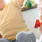 Maintaining physical fitness in older adults through indoor strength training with dumbbells in small apartments